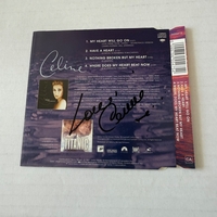 Celine Dion - My Heart Will Go On. CD booklet Signed Twice