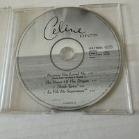 Celine Dion- Because You Loved Me. Signed CD