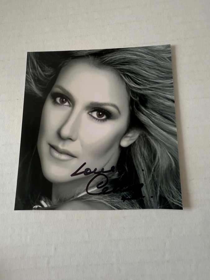 Celine Dion - Signed Photo