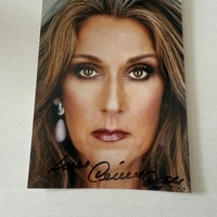 Celine Dion - signed photo