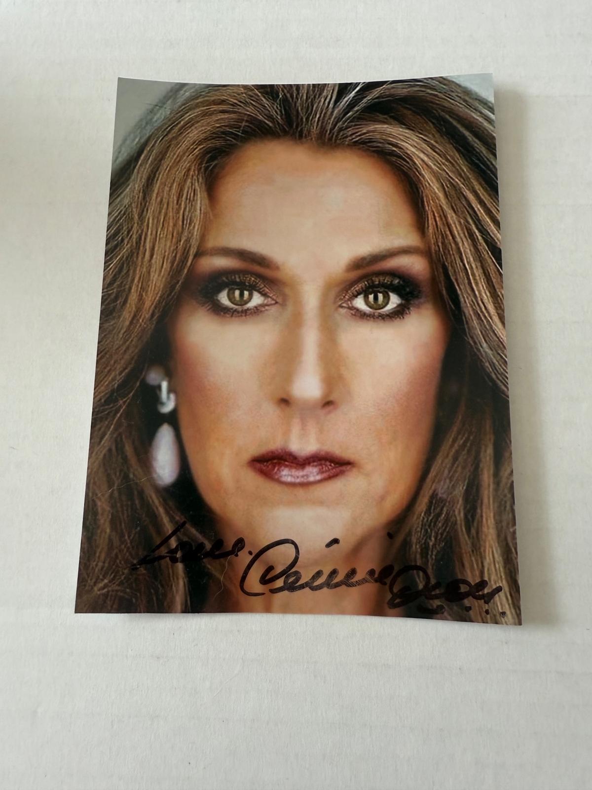 Celine Dion - signed photo