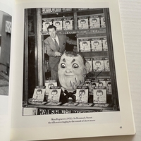 A Record of Pop book signed by Jack Parnell (dedicated to Nigel), Lita Roza, Don Lusher (dedicated to Nigel), Max Bygraves, Frankie Vaughan, Anthony Newley, The Everley Brothers, Alan Freeman?, Jim Da