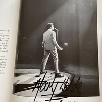 A Record of Pop book signed by Jack Parnell (dedicated to Nigel), Lita Roza, Don Lusher (dedicated to Nigel), Max Bygraves, Frankie Vaughan, Anthony Newley, The Everley Brothers, Alan Freeman?, Jim Da