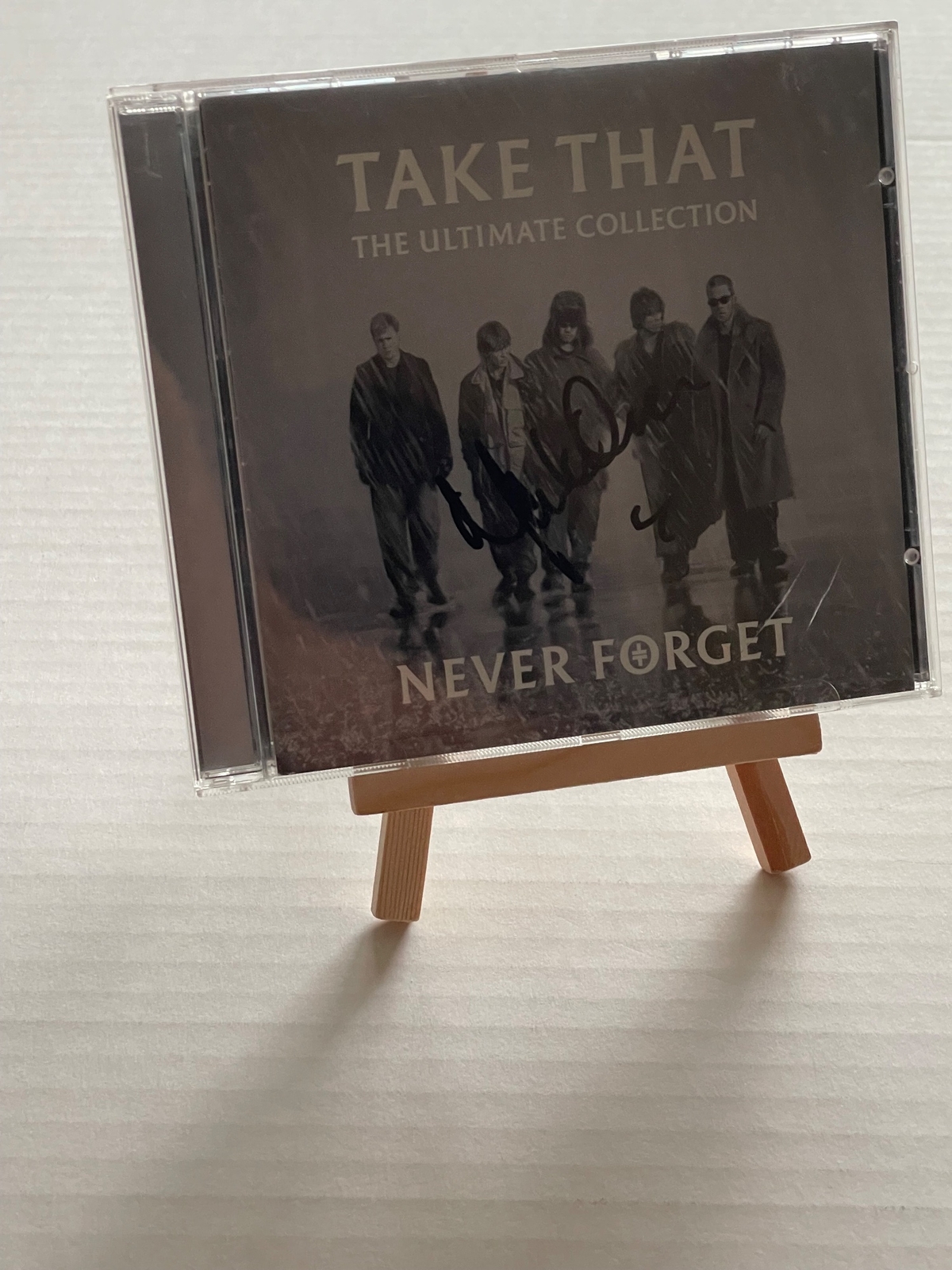 Take That - Never Forget CD- Signed by Mark Owen