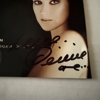Celine Dion - Let’s Talk About Love CD. CD booklet signed by Celine Dion