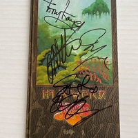 YES - In A Word Cd Boxset. Signed by Tony Kaye, Chris Squire, Steve Howe, Jon Anderson and Alan White (Possibly Rick Wakeman instead of one of the others
