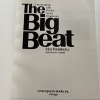 The Big Beat Book signed by E-Street drummer Max Weinberg