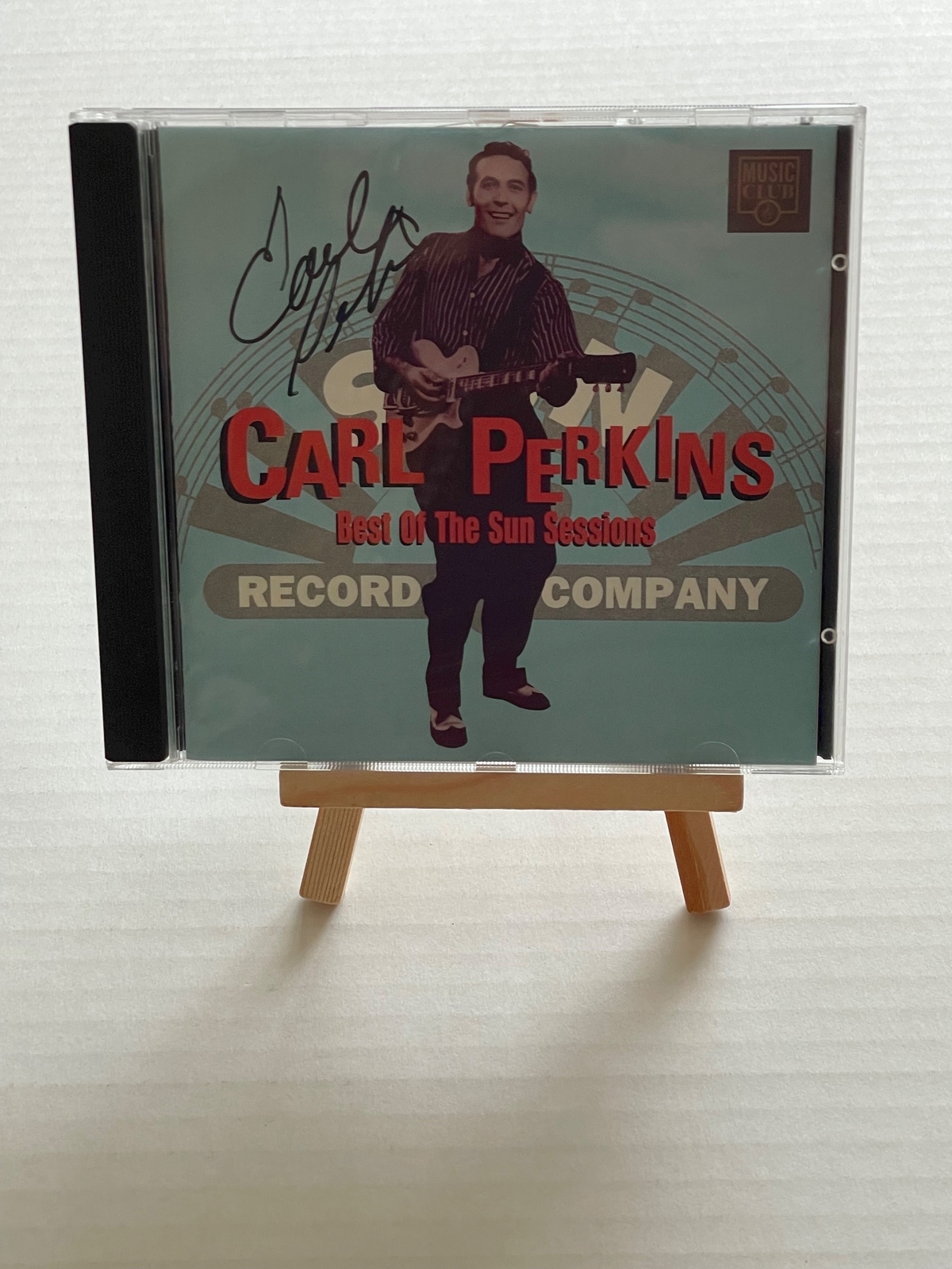 Carl Perkins - Best of The Sun Sessions CD. Signed by Carl Perkins