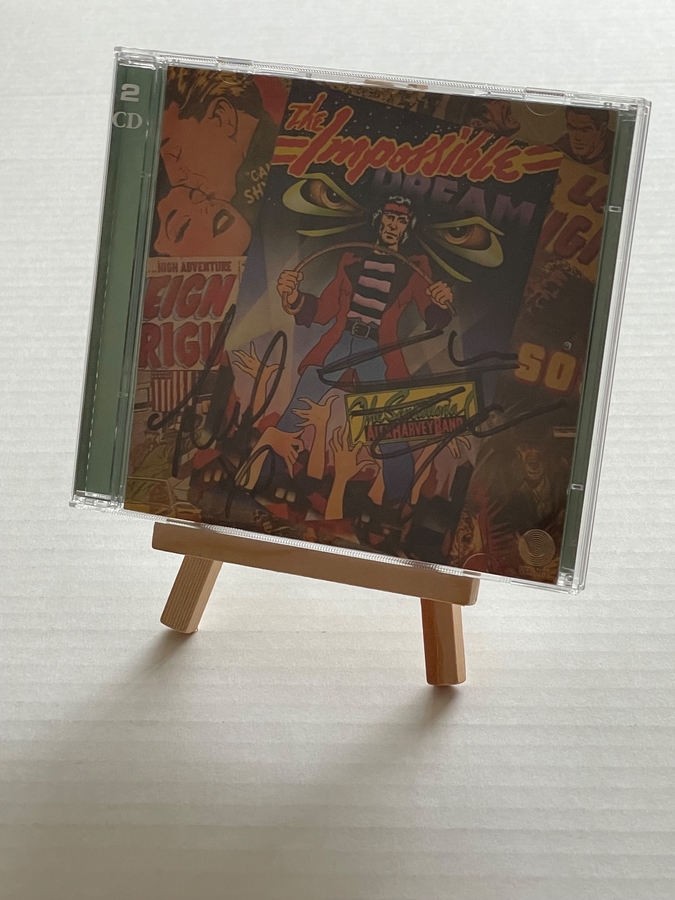 The Sensational Alex Harvey Band - The Impossible Dream/Tomorrow Belongs To Me CD .  Signed by Chris Glen? And one other Alex Harvey