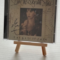 Enya - The Best of Enya CD. Signed by Enya with card also signed by Enya