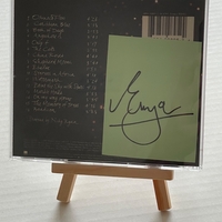 Enya - The Best of Enya CD. Signed by Enya with card also signed by Enya