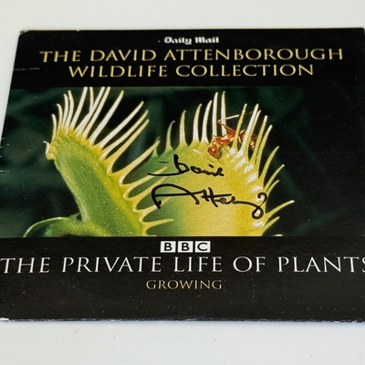 David Attenborough- The Private Life of Plants DVD. Signed DVD