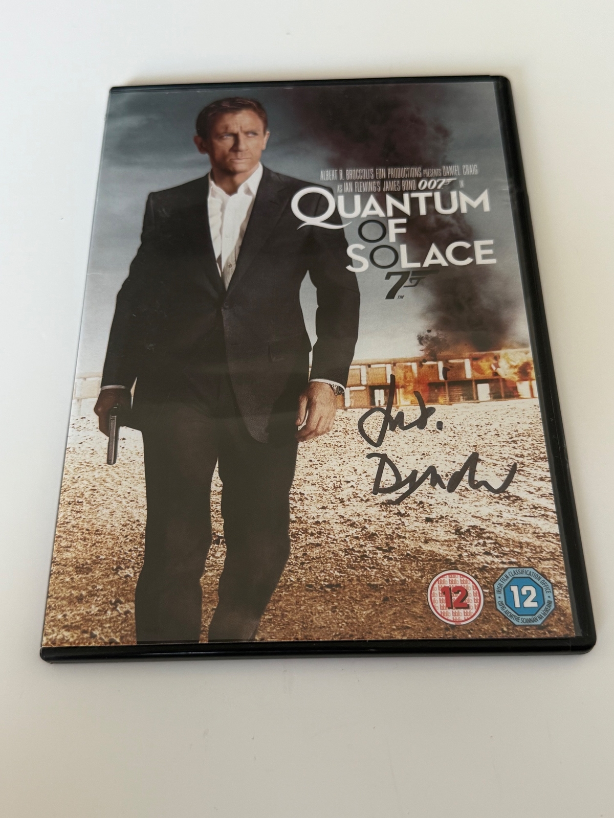 Quantum of Solace DVD - signed by Judi Dench