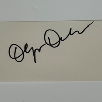 Olympia Dukakis signed card