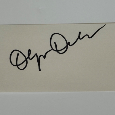 Olympia Dukakis signed card