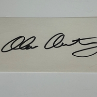 Alan Autry signed card