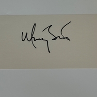 Marty Stuart signed card