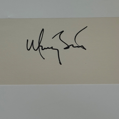 Marty Stuart signed card