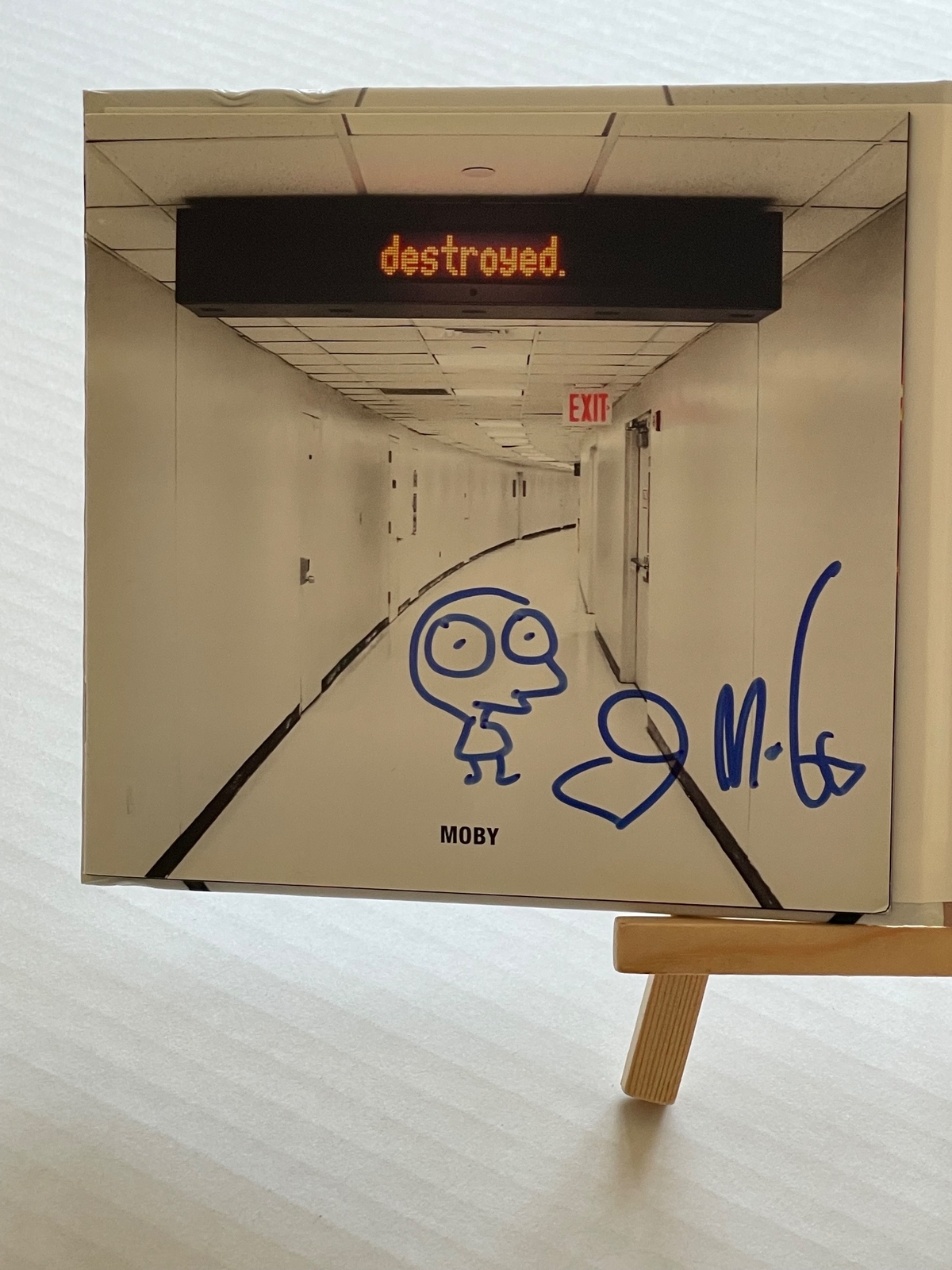 Moby - Destroyed CD signed by Moby