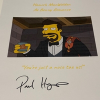 Brian Ferguson (Robin Stewart) signed Line of Duty script page