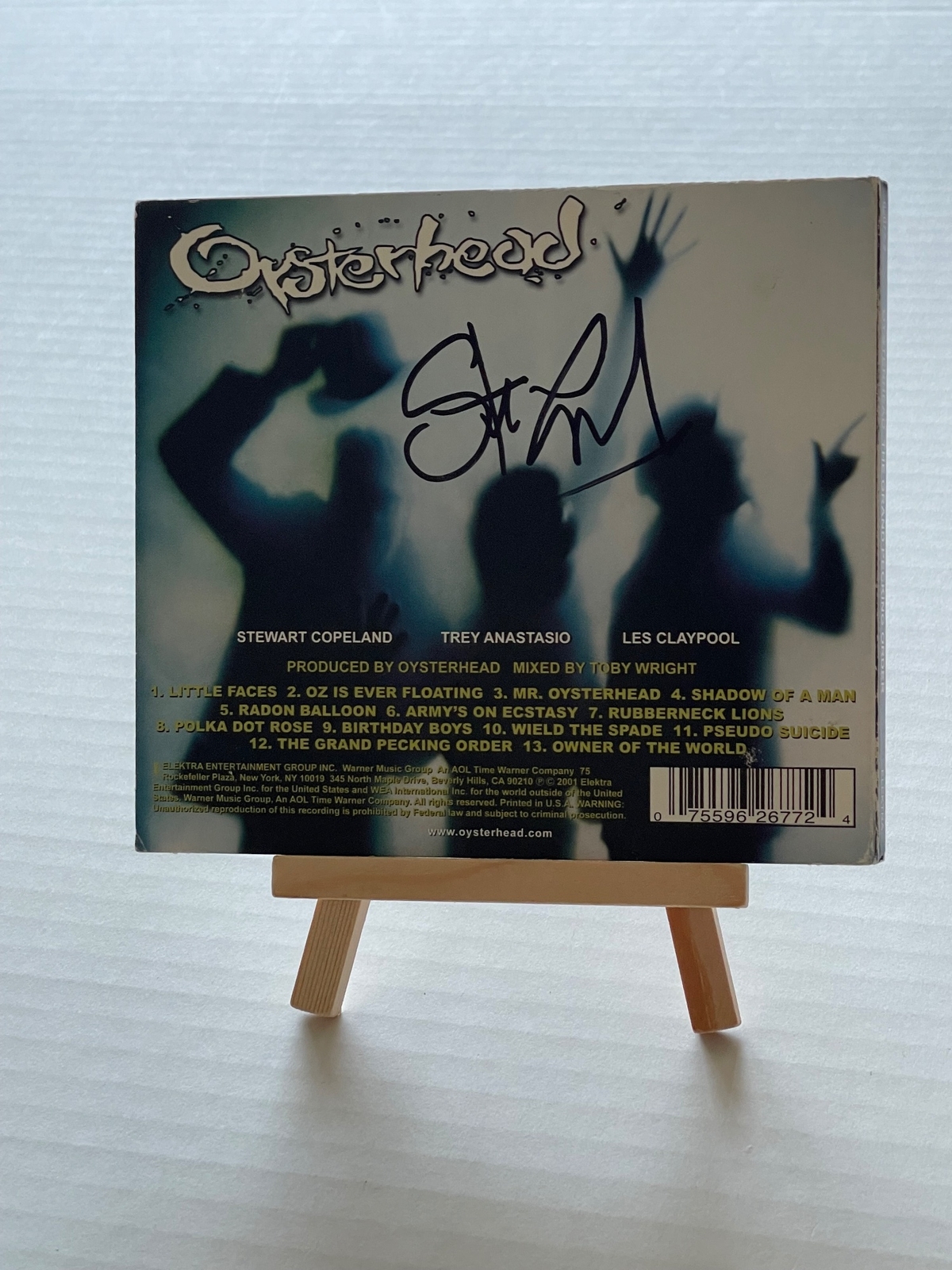 Oysterhead - The Grand Pecking Order CD. Signed by Stewart Copeland