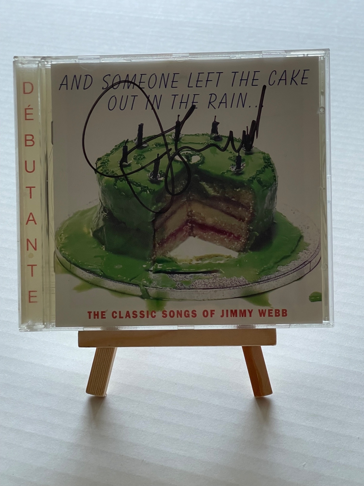 Jimmy Webb - And Someone Left The Cake Out In The Rain CD. Signed by Jimmy Webb