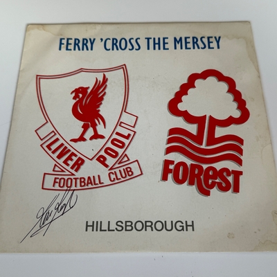 Ferry ‘cross the Mersey 7” signed by Kevin Keegan.