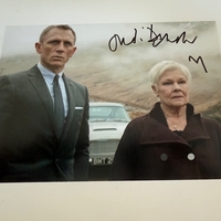 James Bond photo signed by Judi Dench