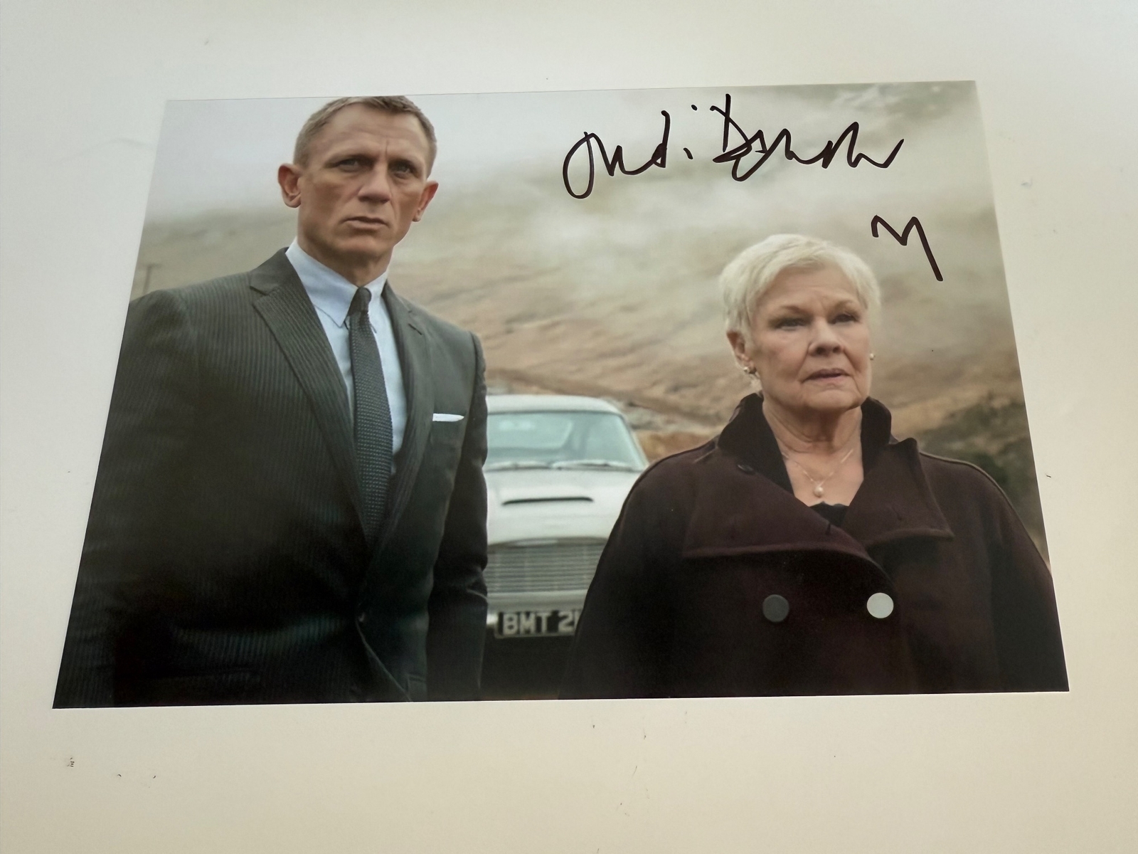 James Bond photo signed by Judi Dench