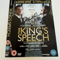 The King’s Speech DVD cover signed by Derek Jacobi. DVD sleeve only