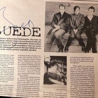 Brett Anderson / Suede signed cutting