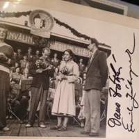 Emil Zátopek & Dana Zatopkova signed photo