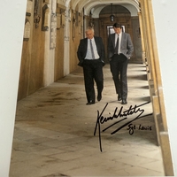 Kevin Whately signed Inspector Morse Magazine page.