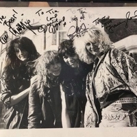 Girlschool signed photo