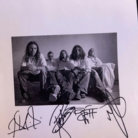 In Flames signed paper