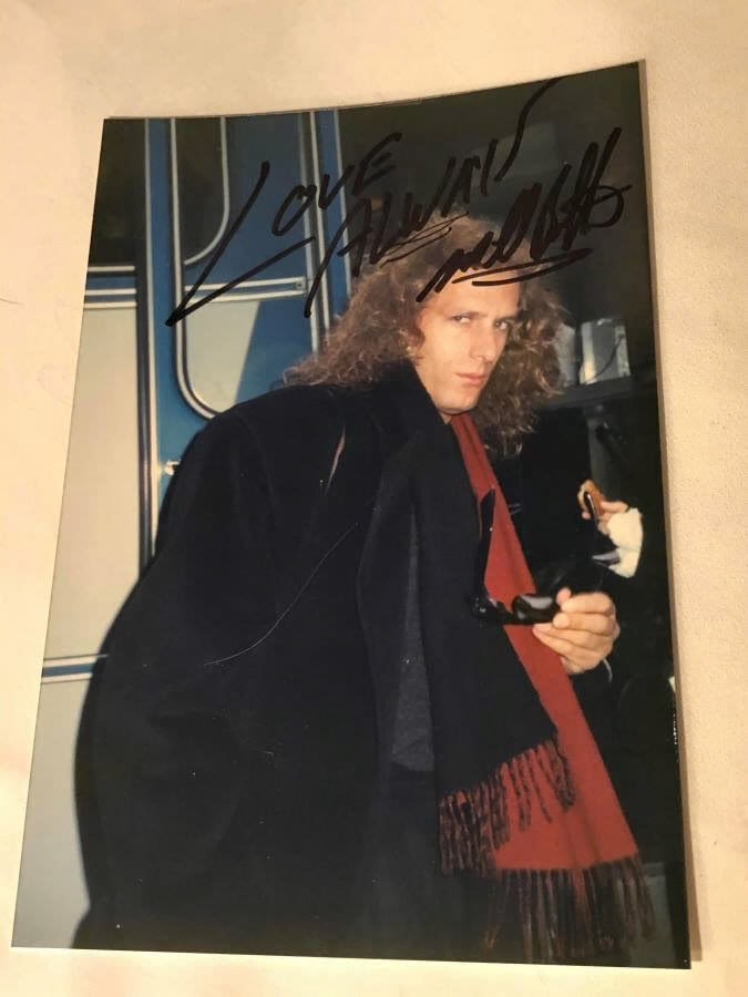 Michael Bolton signed photo