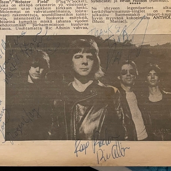 Droogs signed cutting