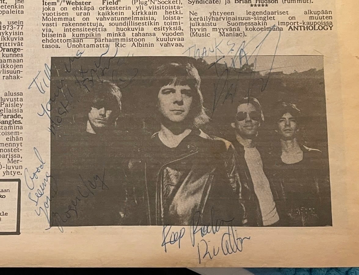 Droogs signed cutting
