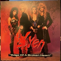 Vixen signed vinyl cover
