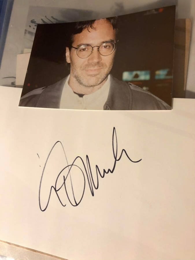 Al Di Meola signed paper