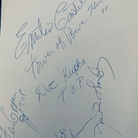 Tower of Power signed paper