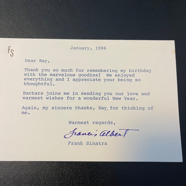 A piece from John's collection