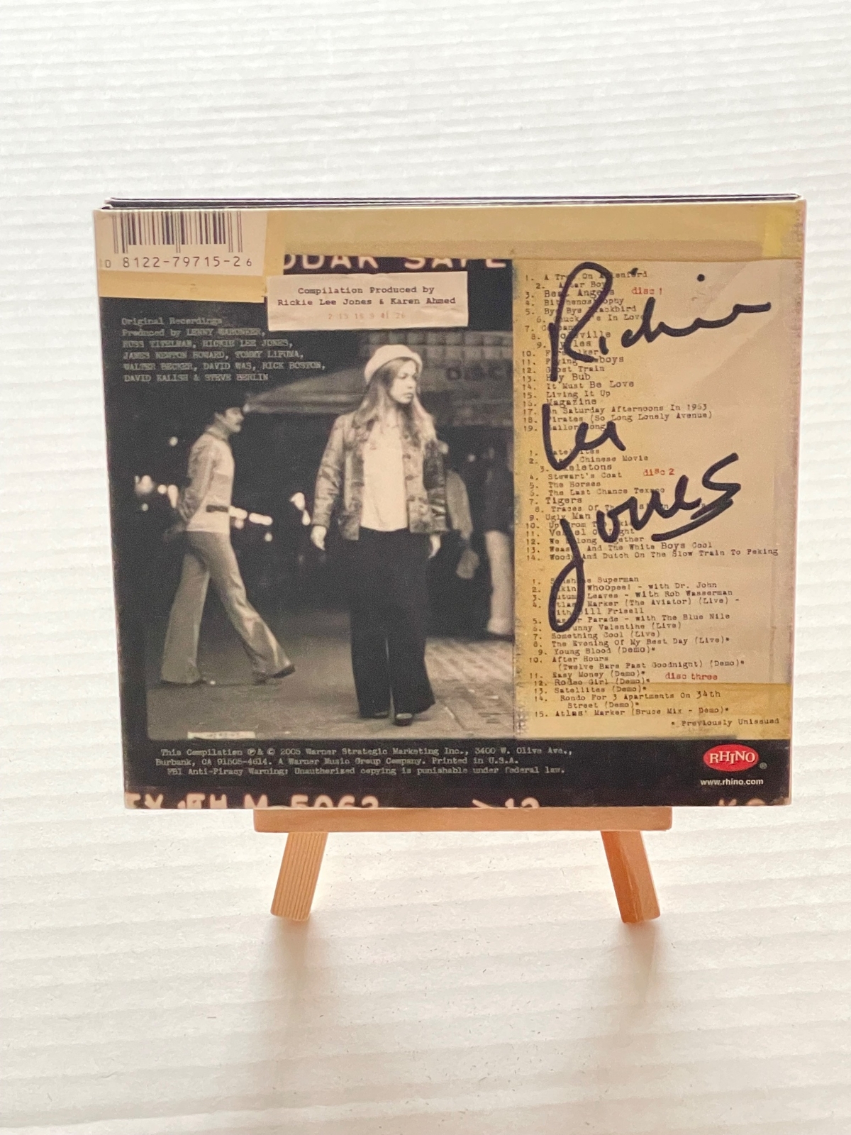 Rickie Lee Jones - Duchess of Coolsville CD. Signed by Ricky Lee Jones
