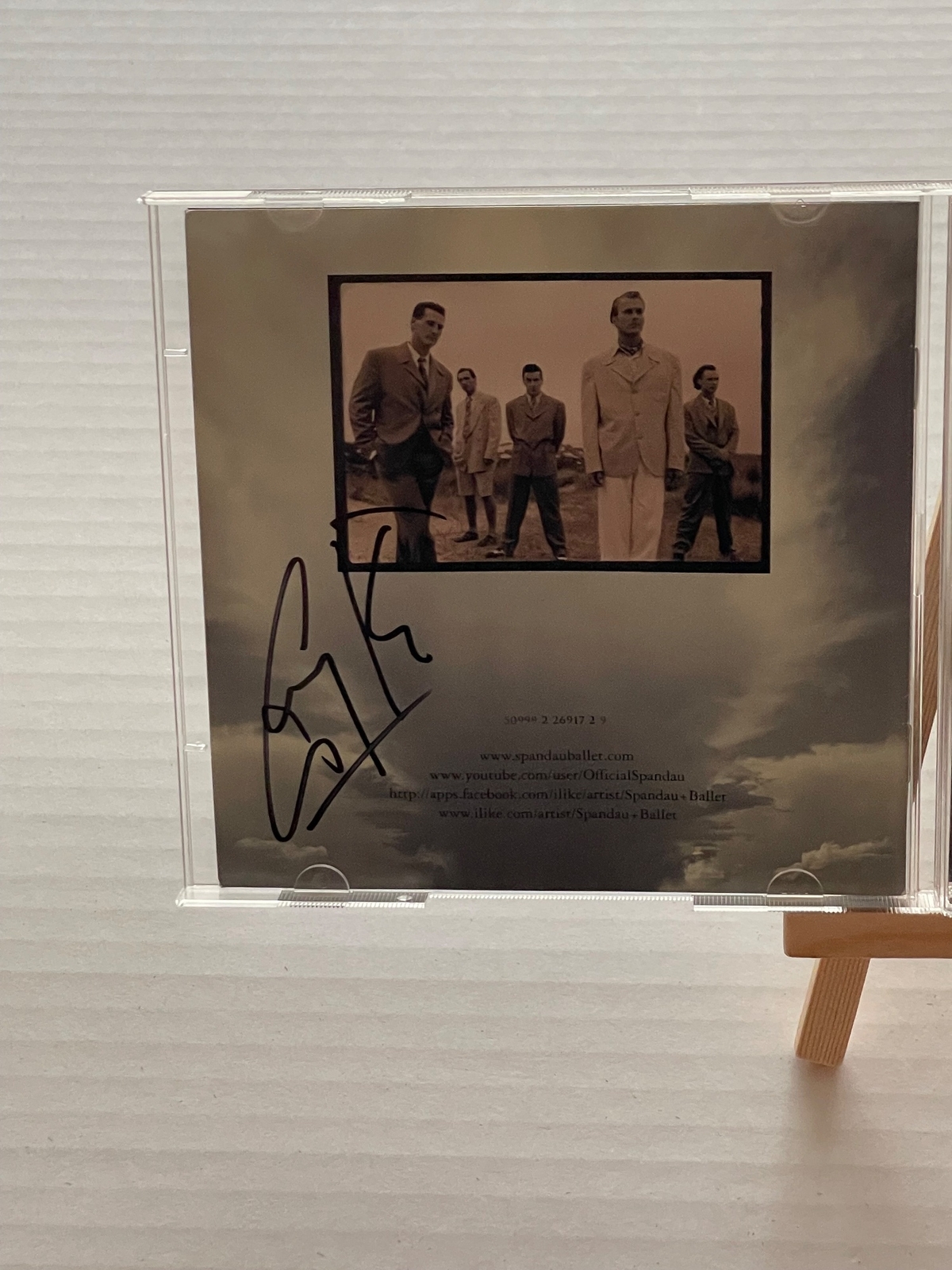 Gold - The Best of Spandau Ballet CD. Signed by Gary Kemp