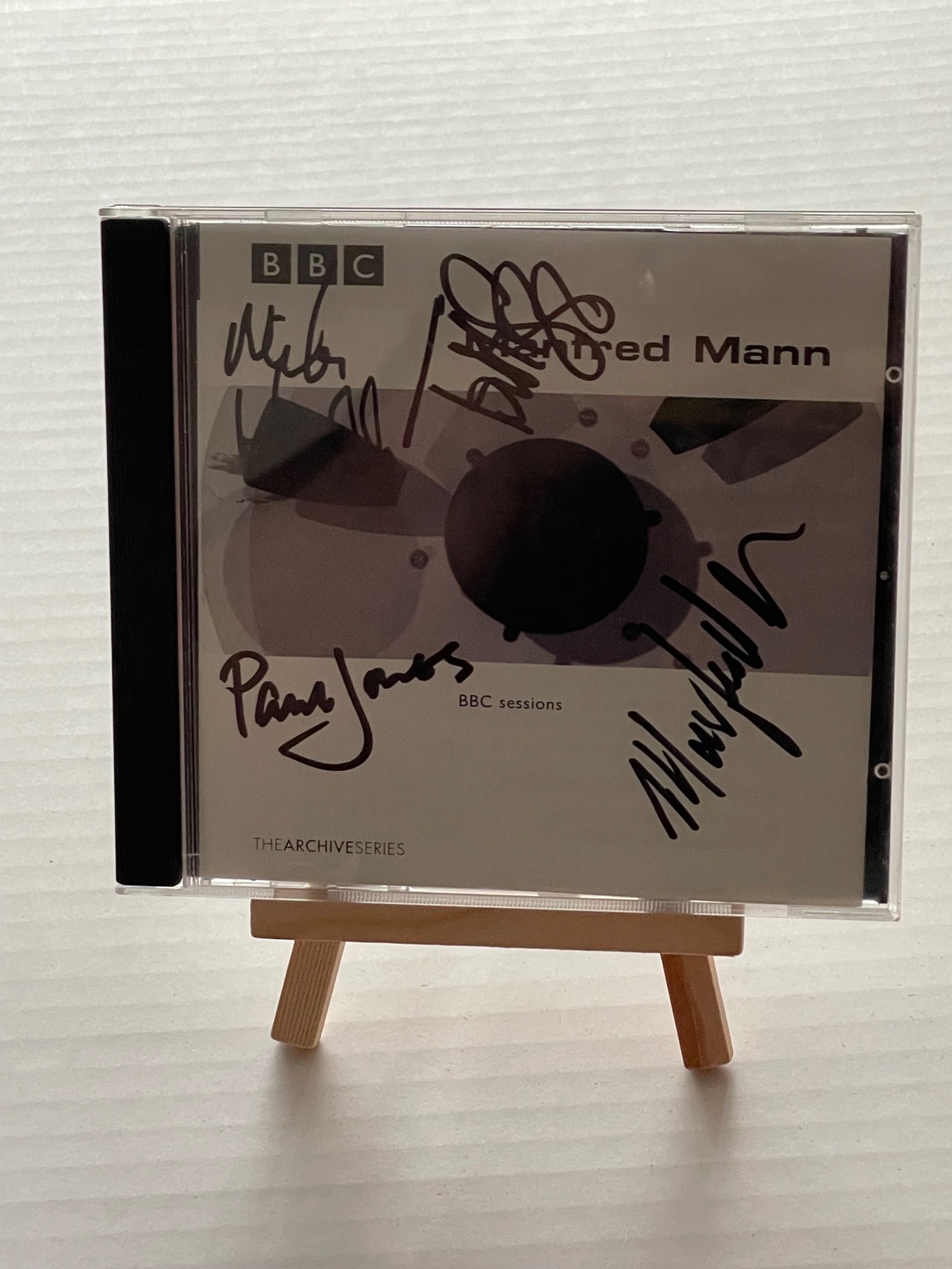 Manfred Mann - BBC Sessions CD. Signed by Paul Jones, Tom McGuinness, Mike Hugg and Manfred Mann
