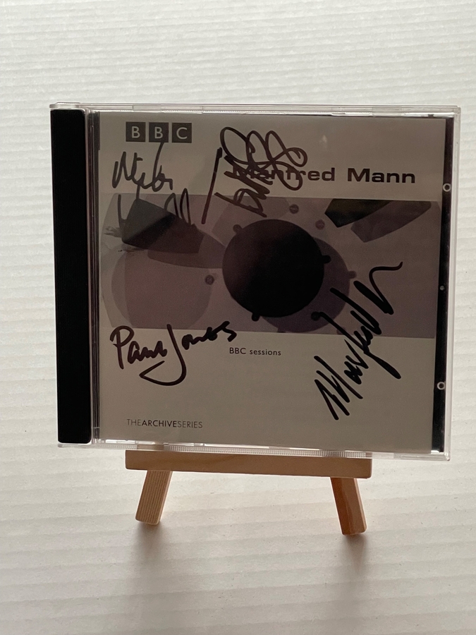 Manfred Mann - BBC Sessions CD. Signed by Paul Jones, Tom McGuinness, Mike Hugg and Manfred Mann