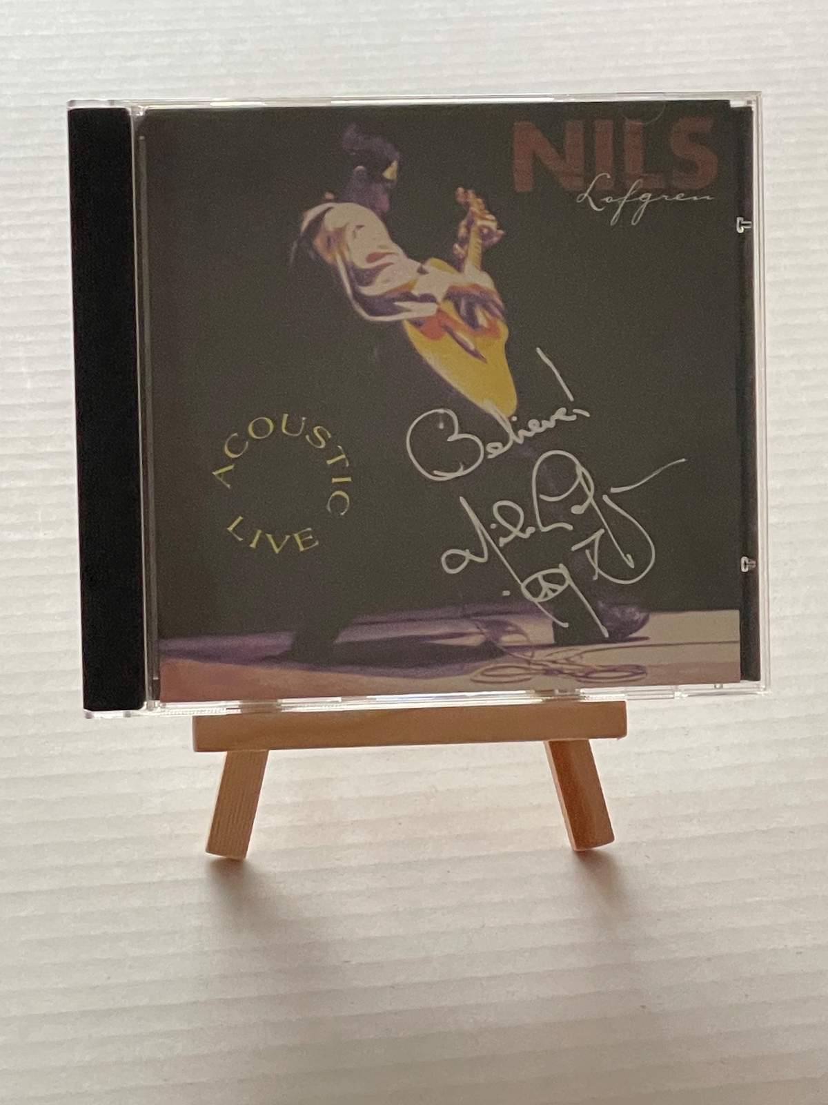 Nils Lofgren - Acoustic Live CD. Signed by Nils Lofgren