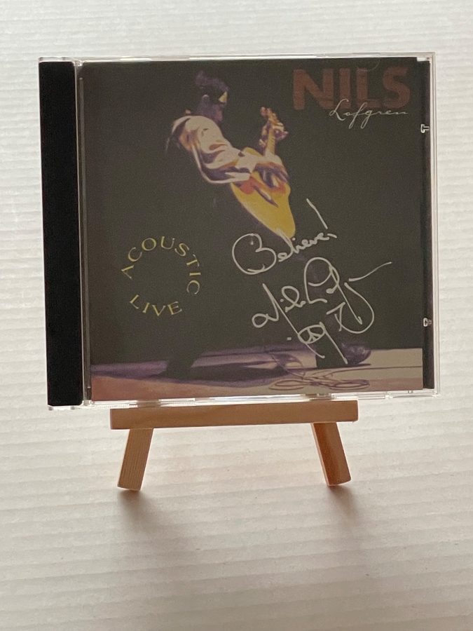 Nils Lofgren - Acoustic Live CD. Signed by Nils Lofgren