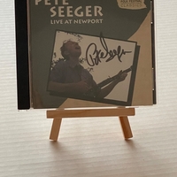 Pete Seeger - Live At Newport CD. Signed by Pete Seeger