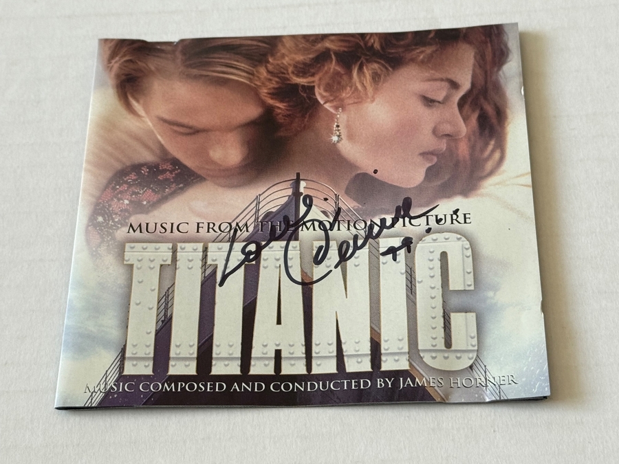 Celine Dion - Titanic CD Cover signed by Celine Dion